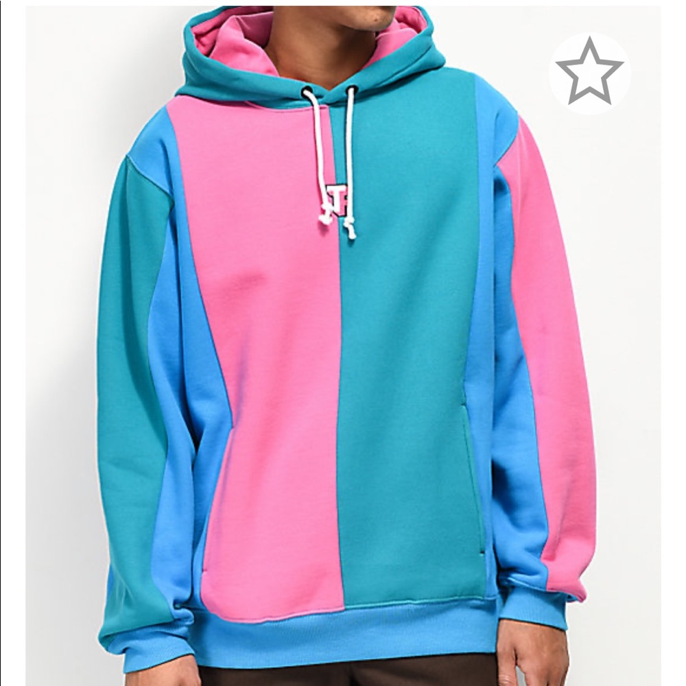 NWT Teddy Fresh Color Block Hoodie